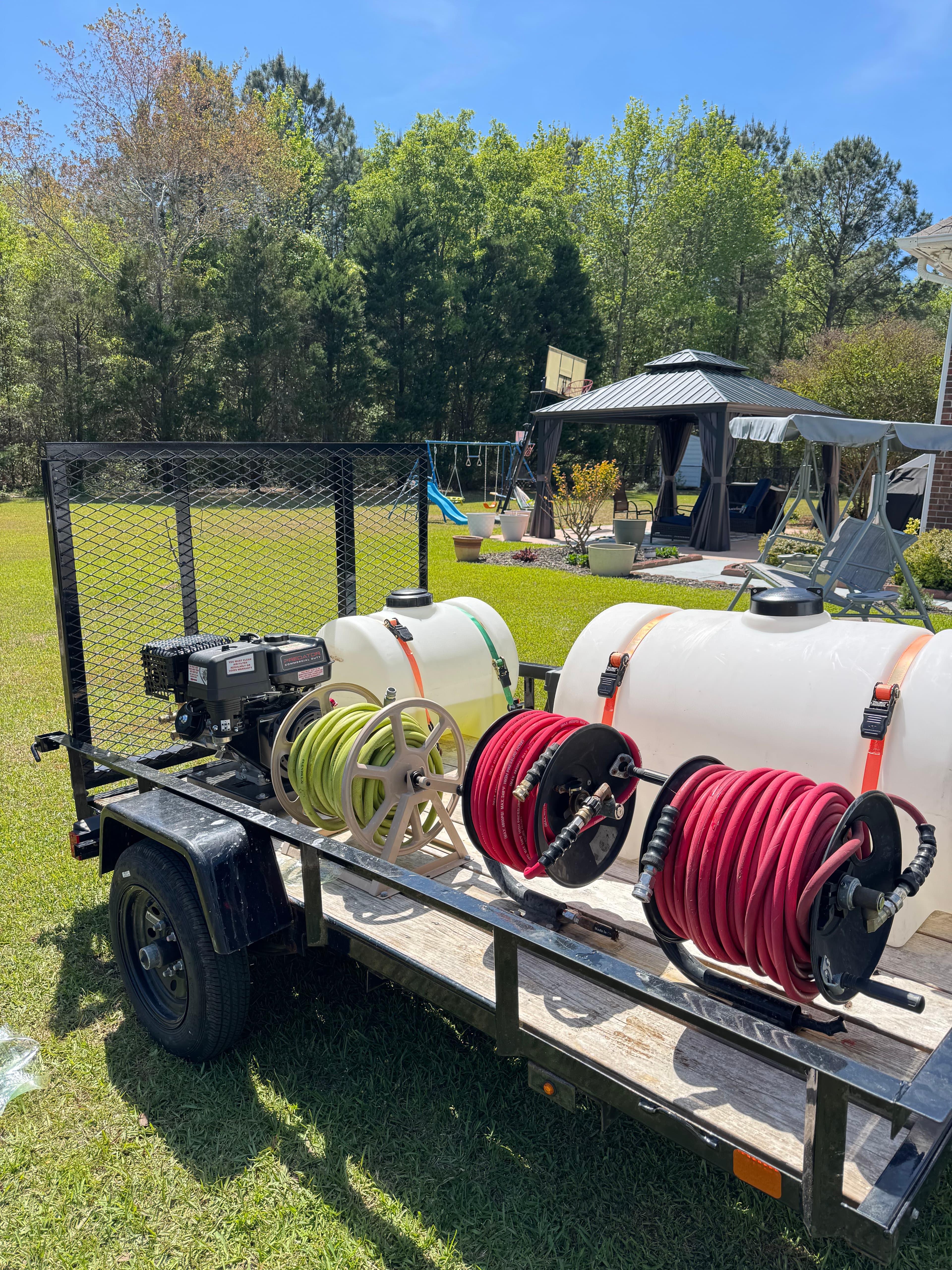 Max Pressure pressure washing equipment rig in Fayetteville NC